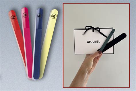 chanel nail file and mirror|Chanel accessories.